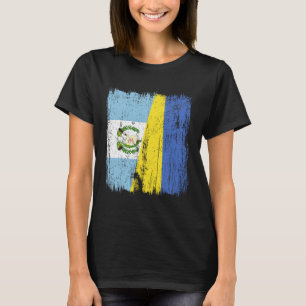 T-shirt Guatemala Ukraine Demi-drapeau guatémaltèque ukrai