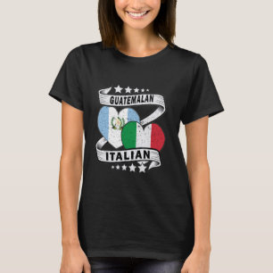 T-shirt Guatémaltèque Italienne Chemise Guatemala Et Itali