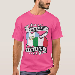 T-shirt Guatémaltèque Italienne Chemise Guatemala Et Itali
