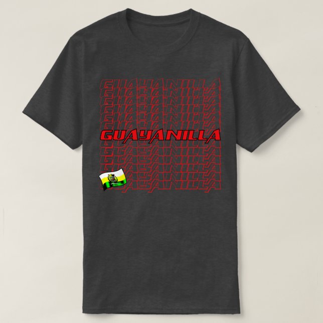 T-shirt Guayanilla Cascade texte (Design devant)
