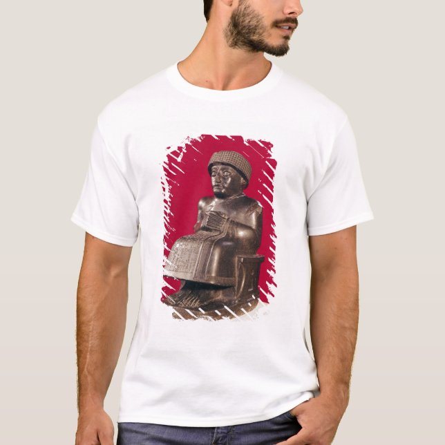 T-shirt Gudea, prince de Lagash, a consacré à (Devant)
