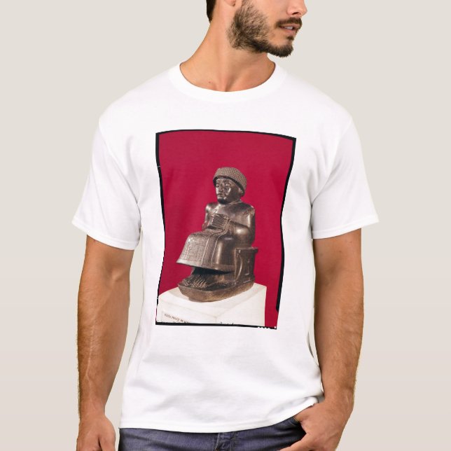 T-shirt Gudea, prince de Lagash, a consacré à (Devant)