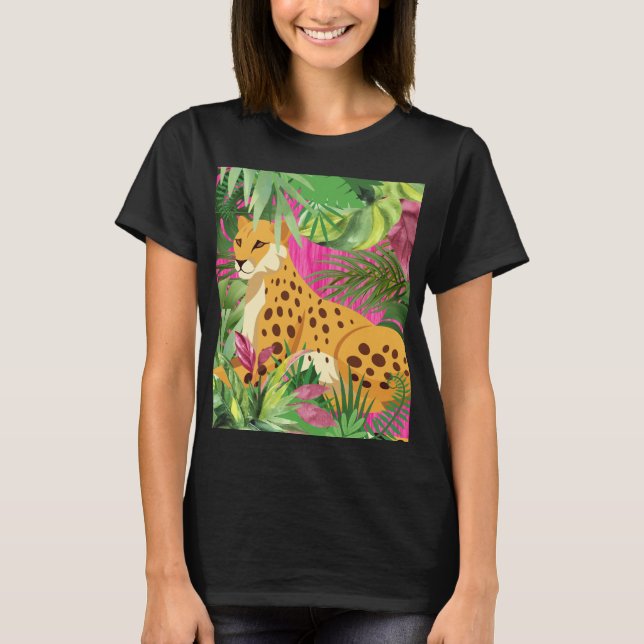T-shirt Guépard Allongé (Devant)