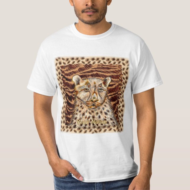 T-shirt Guépard rapide  (Devant)