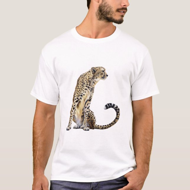 T-shirt Guépard se reposant (Devant)