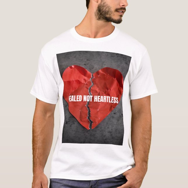 T-shirt Guéri et non sans cœur  (Devant)