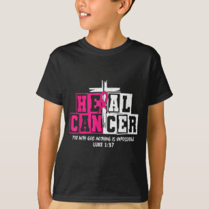 T-shirt Guérir le cancer Croire en Dieu Cancer du sein chr