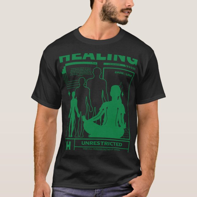 T-shirt Guérir l'être humain (Devant)
