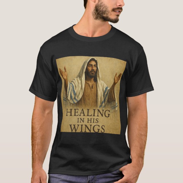 T-shirt Guérison dans Ses ailes (Devant)