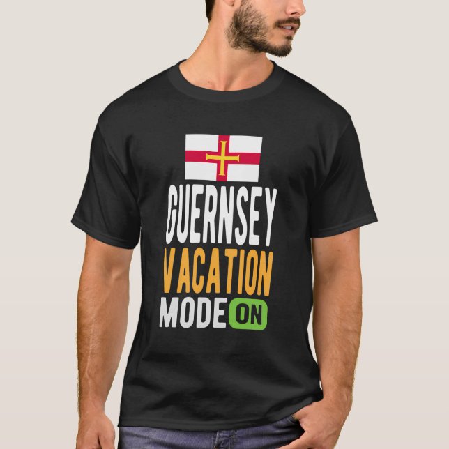 T-shirt Guernesey Souvenir - Voyage - Guernesey Vacances (Devant)