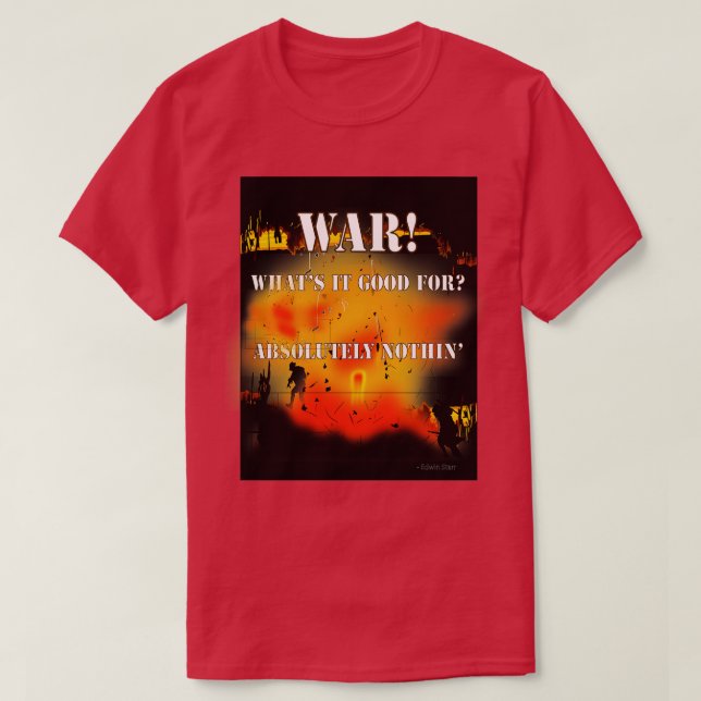 T-SHIRT GUERRE (Design devant)