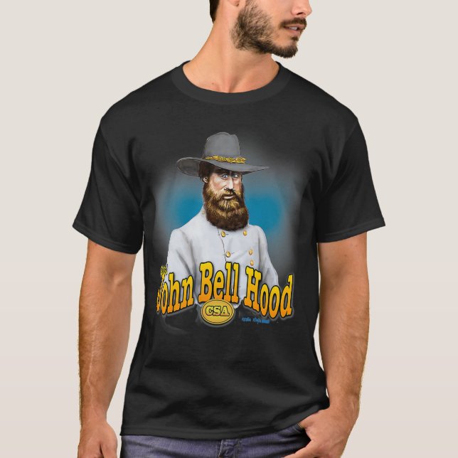 T-shirt Guerre civile amusante John Bell Hood (Devant)