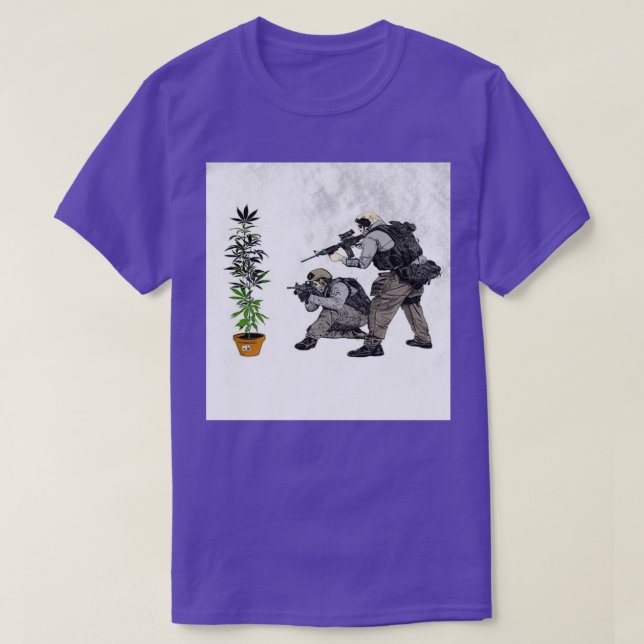 T-shirt Guerre contre la drogue (Design devant)