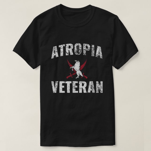 T-shirt Guerre De L'Armée En Atropie Vétérinaire 20513 (Design devant)