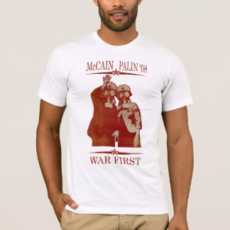 T-shirt Guerre de McCain Palin d'abord