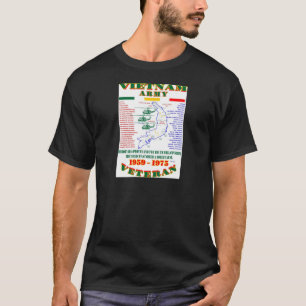 T-SHIRT GUERRE DE VIETNAM. VÉTÉRAN AMÉRICAIN D'ARMÉE