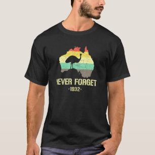 T-shirt Guerre d'Emu 1932 Australie Histoire