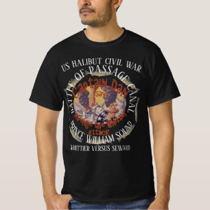 T-SHIRT GUERRE DU FLÉTAN EN ALASKA À WHITTIER CONTRE SEWAR
