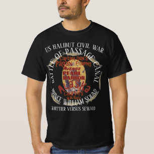 T-SHIRT GUERRE DU FLÉTAN EN ALASKA ENTRE WHITTIER ET SEWAR