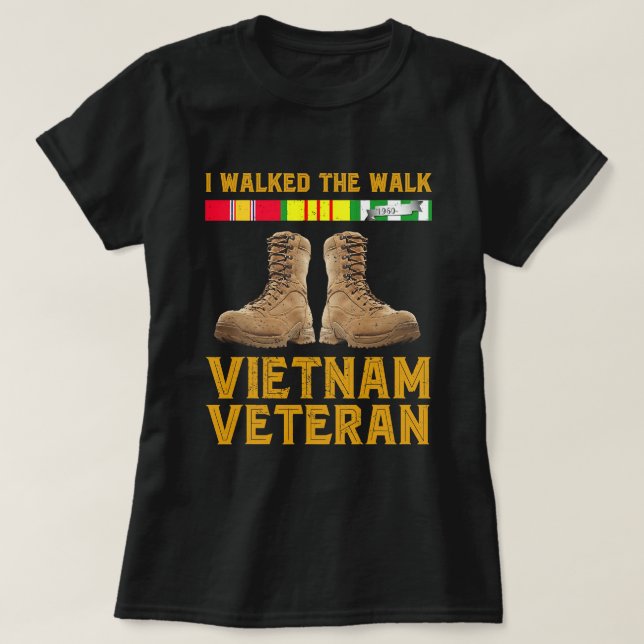 T-shirt Guerre du Vietnam Anciens combattants américains J (Design devant)