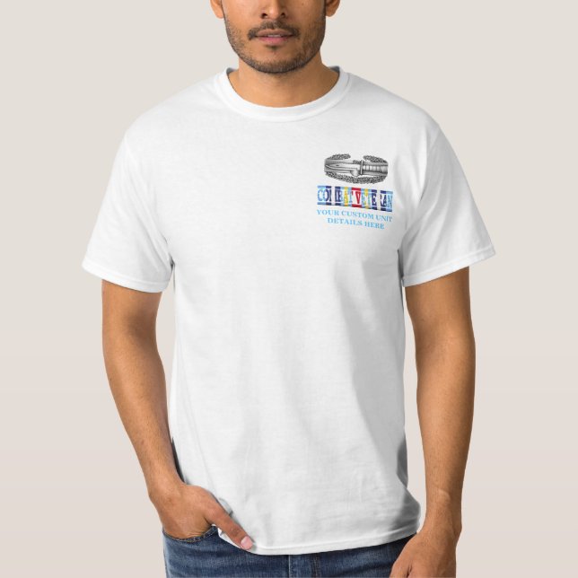 T-shirt Guerre globale sur la chemise de VÉTÉRAN de COMBAT (Devant)