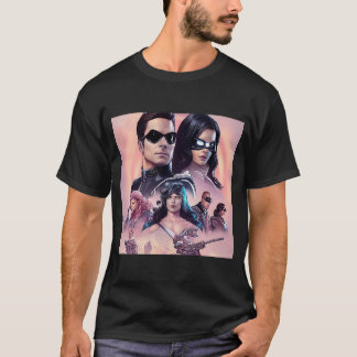 T-shirt Guerre mondiale sur une planète extraterrestre