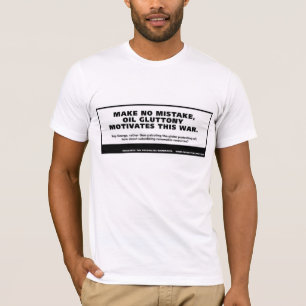 T-shirt Guerre pour l'huile