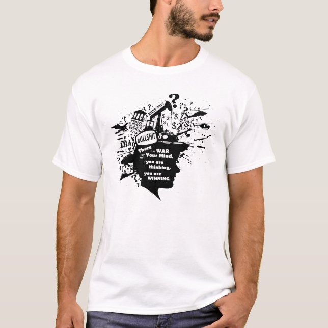 T-shirt Guerre pour votre esprit (Devant)
