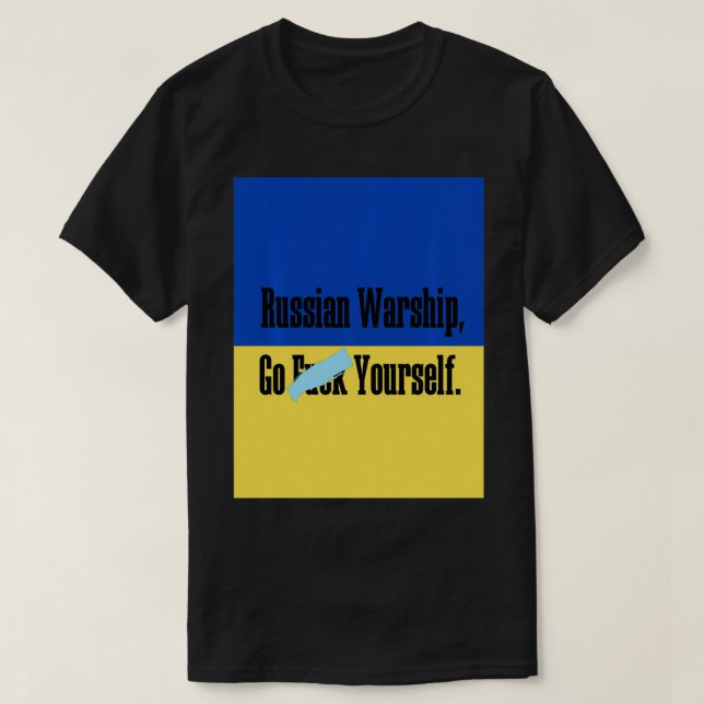 T-shirt Guerre russe (Design devant)