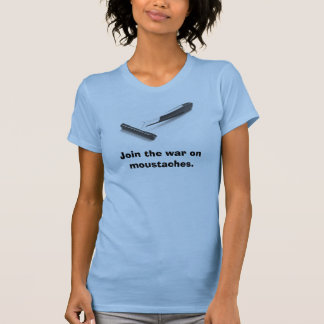 T-shirt Guerre sur le débardeur de moustaches