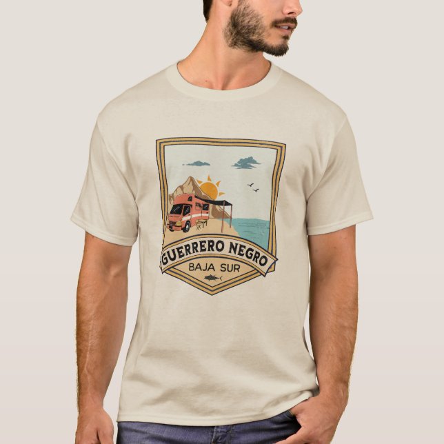 T-shirt Guerrero Negro Basse Californie du Sud Mexique (Devant)