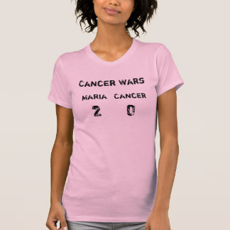 T-shirt Guerres de Cancer, score de Keepin