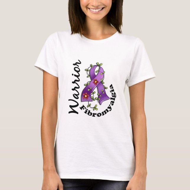 T-shirt Guerrier 15 de fibromyalgie (Devant)