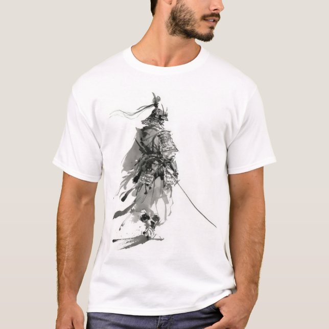 T-shirt Guerrier à l'encre Yamato  (Devant)
