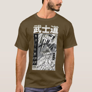 T-shirt Guerrier Anime Samurai Katana