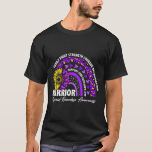 T-shirt Guerrier Arc-en-ciel Violet Ribbon Opioïde Overdos