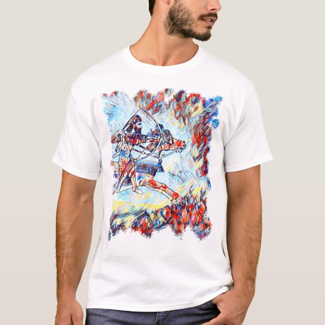 T-shirt guerrier assyrien (Devant)