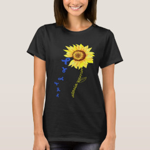T-shirt guerrier ataxia Fun design ataxia sensibilisation.