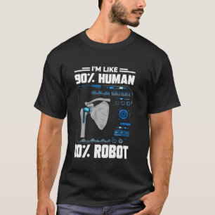 T-shirt Guerrier au Remplacement d'Épaule Bionique