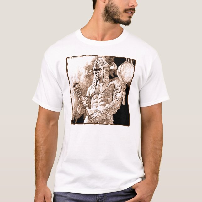 T-shirt guerrier barbare (Devant)