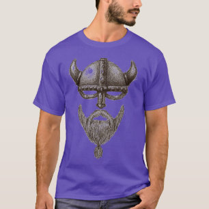 T-shirt Guerrier barbu de style viking