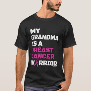 T-shirt Guerrier/Bloc/Grand-mère...Cancer du sein