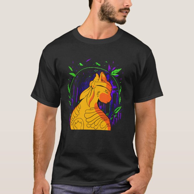 T-shirt Guerrier Chat Ninja Drôle (Devant)