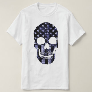 T-shirt Guerrier Crâne USA