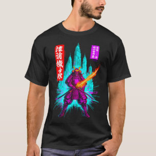 T-shirt guerrier cyberpunk samouraï drôle disant sarcasme