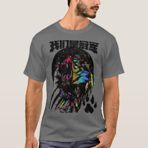 T-shirt guerrier Cyberpunk Samurai Neon