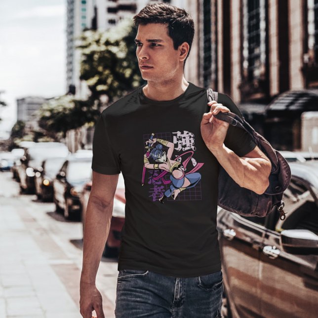 T-shirt Guerrier d'Anime Samurai (Créateur téléchargé)