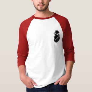 T-shirt Guerrier d'anime sombre Ninja bandagé Art Grunge