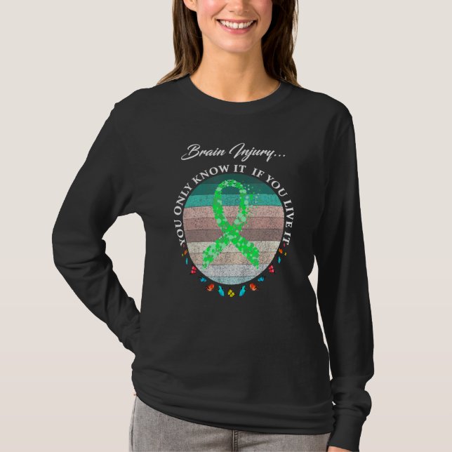 T-shirt Guerrier de blessure au cerveau 1 (Devant)