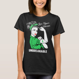 T-shirt Guerrier de Cancer de foie incassable